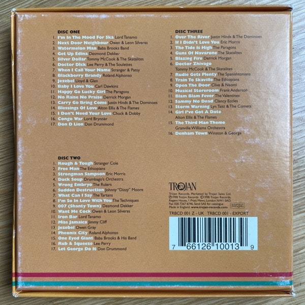 VARIOUS Trojan Ska Box Set (Trojan - UK original) (VG+/EX) 3xCD BOX