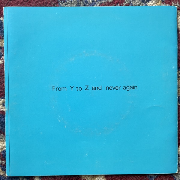 BIG IN JAPAN From Y To Z And Never Again (Zoo - UK original) (VG+) 7"