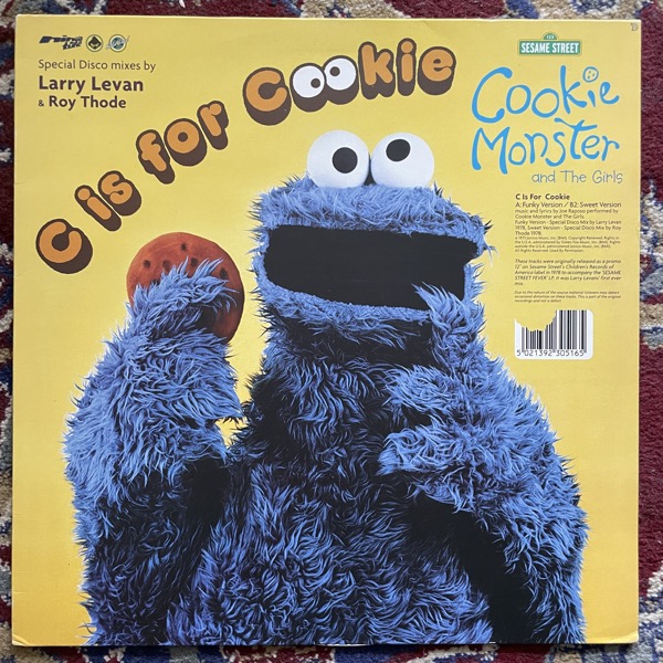 COOKIE MONSTER & THE GIRLS / POINTER SISTERS C Is For Cookie/Pinball Number Count (Ninja Tune - UK original) (VG+) 12"