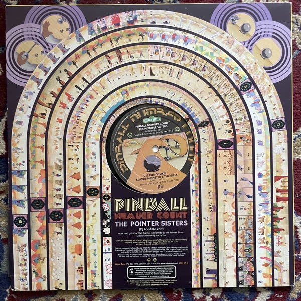 COOKIE MONSTER & THE GIRLS / POINTER SISTERS C Is For Cookie/Pinball Number Count (Ninja Tune - UK original) (VG+) 12"