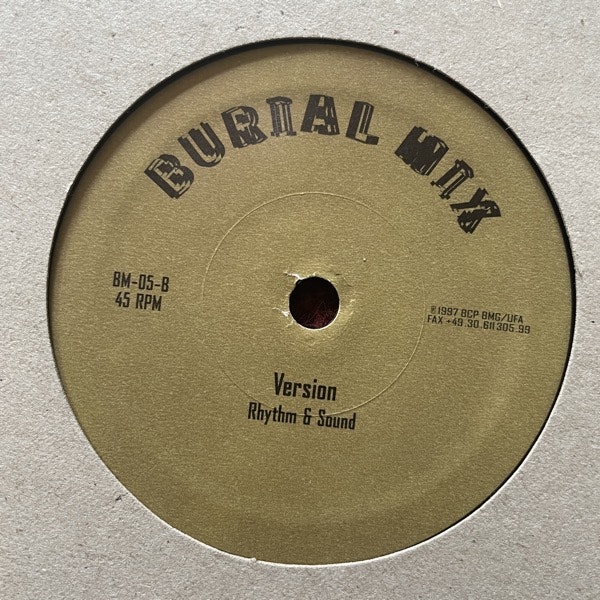 RHYTHM & SOUND W/ TIKIMAN Why (Burial Mix - Germany original) (VG+) 10"