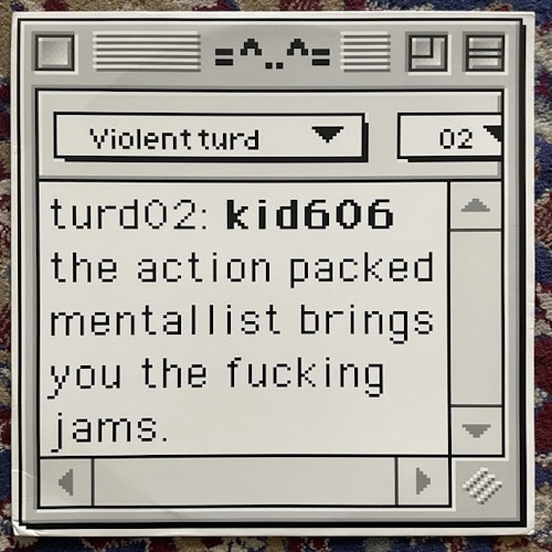 KID606 The Action Packed Mentallist Brings You The Fucking Jams (Violent Turd - New Zealand original) (VG+) 2LP