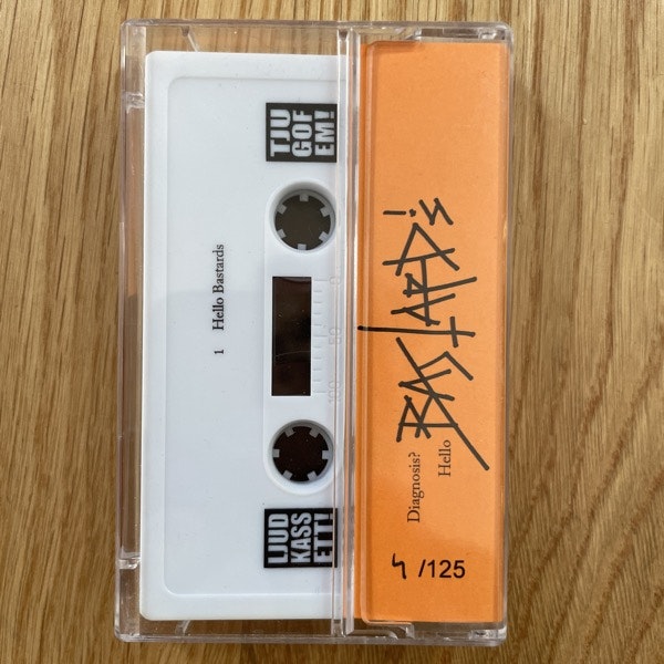 HELLO BASTARDS, DIAGNOSIS? BASTARD! Hello Bastards Diagnosis? Bastard! (Ljudkassett! - Sweden original) (NM) TAPE