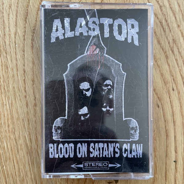 ALASTOR Blood On Satan's Claw (Ljudkassett! - Sweden original) (NM) TAPE