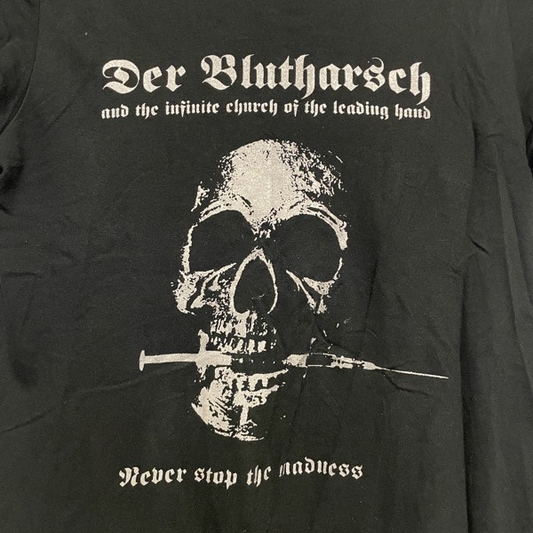 DER BLUTHARSCH Never Stop the Madness (S) (USED) T-SHIRT