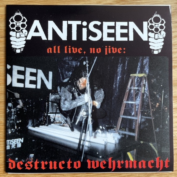 ANTISEEN All Live, No Jive: Destructo Wehrmacht (Red vinyl) (Prophecy - USA original) (VG+/EX) 7"