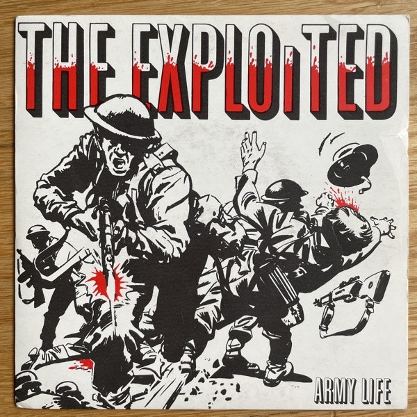 EXPLOITED, the Army Life (Secret - UK reissue) (VG+) 7"