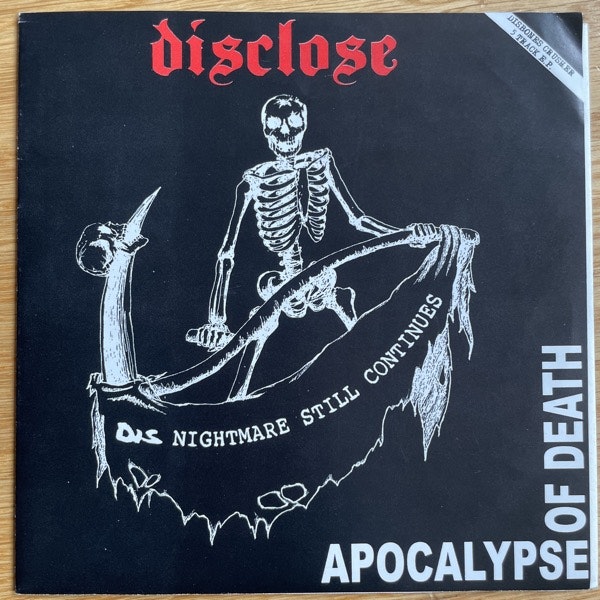 DISCLOSE Apocalypse Of Death (Regurgitated Semen - Germany reissue) (VG+/EX) 7"