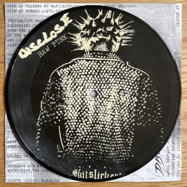 DISCLOSE Visions Of War (Distortion - Sweden original) (VG) PIC 7"
