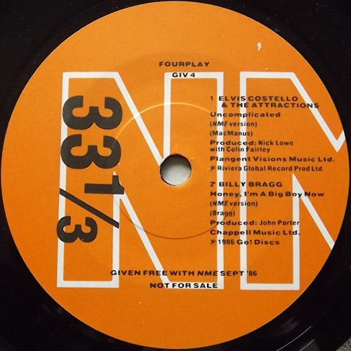 VARIOUS Fourplay (New Musical Express - UK original) (VG+) 7"