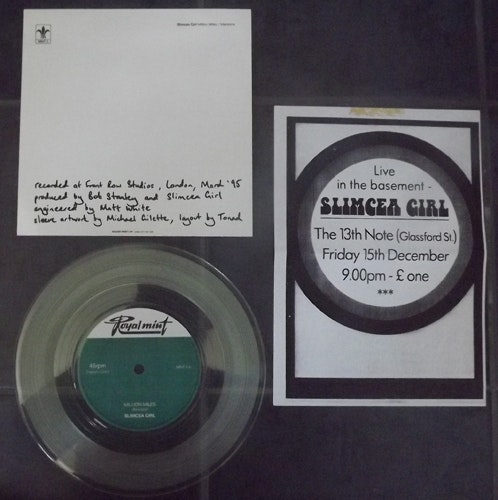 SLIMCEA GIRL Million Miles (Clear vinyl) (Royal Mint - UK original) (EX) 7"