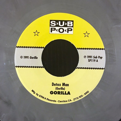 GORILLA Detox Man (Grey vinyl) (Sub Pop - USA original) (EX) 7"
