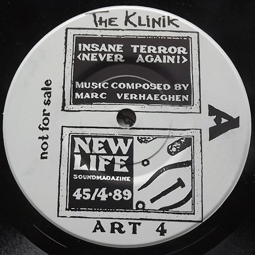 KLINIK, the Insane Terror (Art Sound - Switzerland original) (EX) 7"