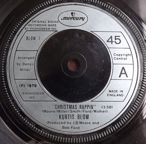 KURTIS BLOW Christmas Rappin' (Mercury - UK original) (EX) 7"