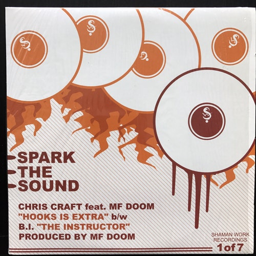 CHRIS CRAFT FEAT. MF DOOM / B.I. Spark The Sound (1 of 7) (Shaman Work - Germany original) (EX) 7"