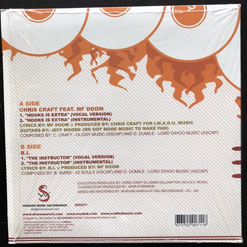 CHRIS CRAFT FEAT. MF DOOM / B.I. Spark The Sound (1 of 7) (Shaman Work - Germany original) (EX) 7"
