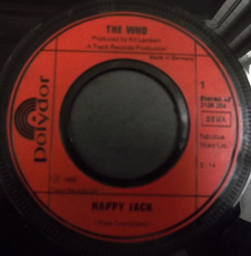 WHO, the Happy Jack (Polydor - Germany reissue) (VG) 7"