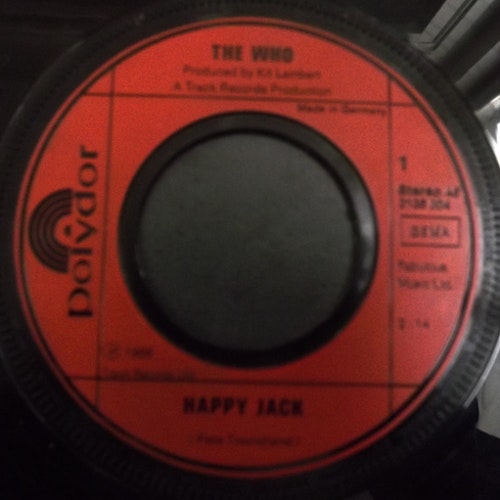 WHO, the Happy Jack (Polydor - Germany reissue) (VG) 7"