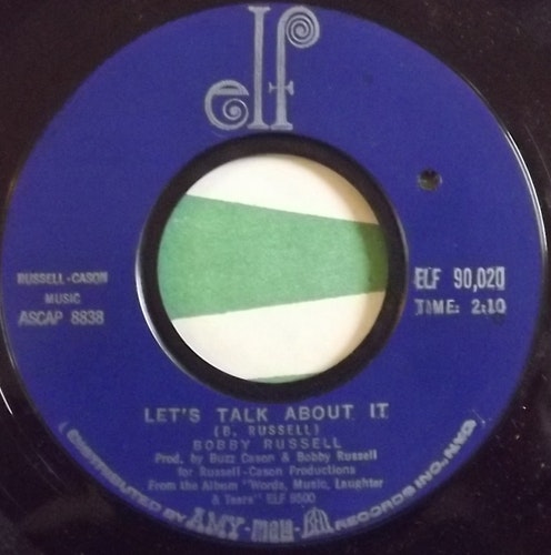 BOBBY RUSSELL 1432 Franklin Pike Circle Hero (Elf - USA original) (VG) 7"