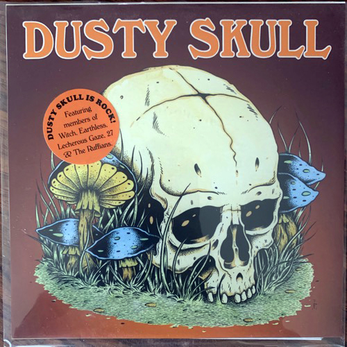 DUSTY SKULL Tossed & Lost (Blue vinyl) (Outer Battery - USA original) (NM) 7"