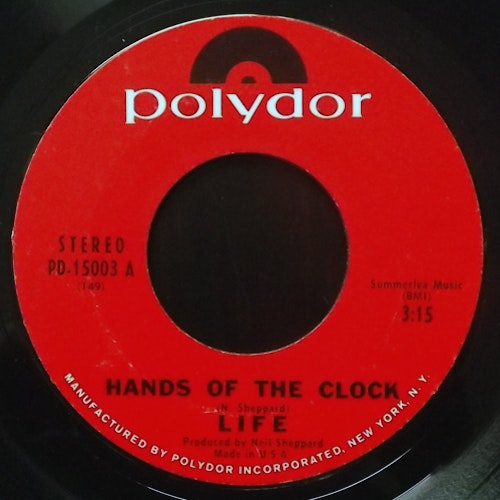 LIFE Hands Of The Clock (Polydor - USA original) (VG) 7"