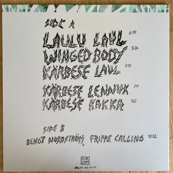 PEETER UUSKYLA WITH BENGT NORDSTRÖM Winged Body (Omlott - Sweden original) (EX/NM) LP+7"