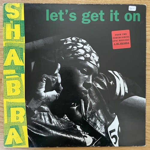 SHABBA RANKS Let's Get It On (Epic - Europe original) (VG/VG+) 12"