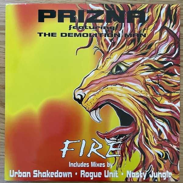 PRIZNA FEATURING THE DEMOLITION MAN Fire (Labello Blanco - UK original) (VG+) 12"