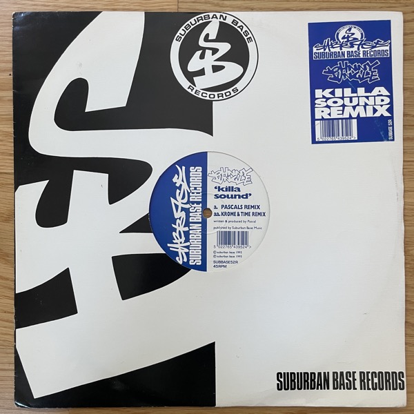 JOHNNY JUNGLE Killa Sound Remix (Suburban Base - UK original) (VG/VG+) 12"
