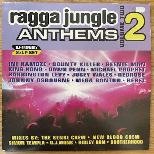 VARIOUS Ragga Jungle Anthems Volume 2 (Greensleeves - UK original) (VG/VG+) 2LP