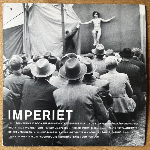 IMPERIET Studio / Live (Mistlur - Sweden original) (VG) 2LP