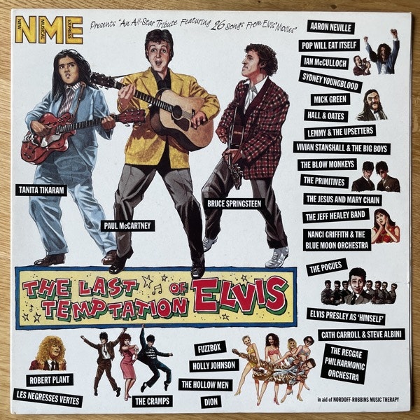 VARIOUS The Last Temptation Of Elvis (New Musical Express - UK original) (VG+) 2LP