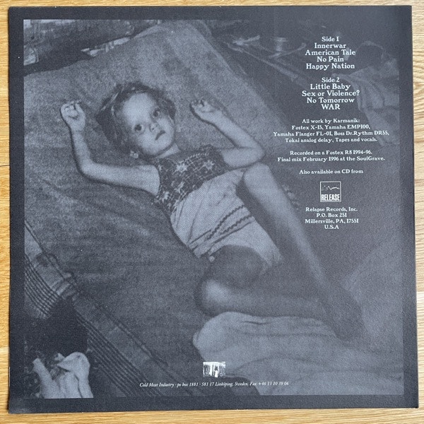 BRIGHTER DEATH NOW Innerwar (Cold Meat Industry - Sweden original) (EX) LP