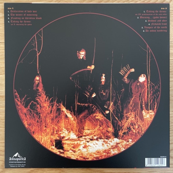 MZ.412 Burning The Temple Of God (White vinyl) (AnnapurnA - Italy 2017 reissue) (EX) LP