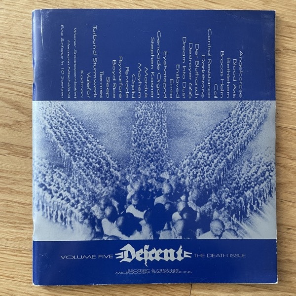 DESCENT Volume 5 - The Death Issue (VG+) FANZINE