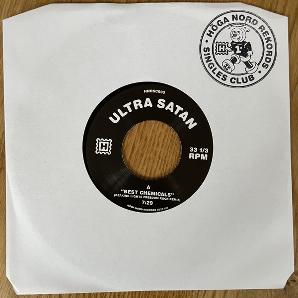 ULTRA SATAN Peaking Lights & Golden Bug Remixes (Höga Nord - Sweden original) (EX) 7"