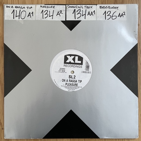 SL2 On A Ragga Tip (XL - UK original) (VG/VG+) 12"