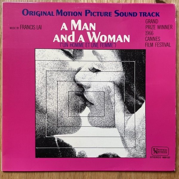 SOUNDTRACK Francis Lai – A Man And A Woman (United Artists - Germany original) (VG+) LP