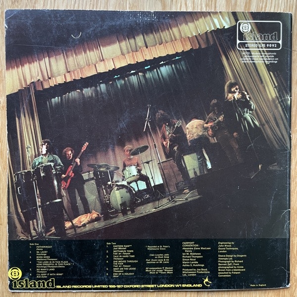 FAIRPORT CONVENTION What We Did On Our Holidays (Island - UK original) (VG/VG-) LP