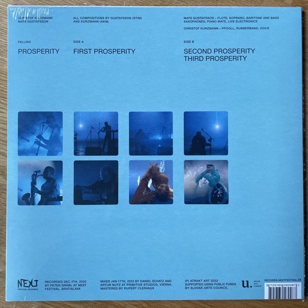 MATS GUSTAFSSON, CHRISTOF KURZMANN Prosperity (Next Festival - Slovakia original) (SS) LP