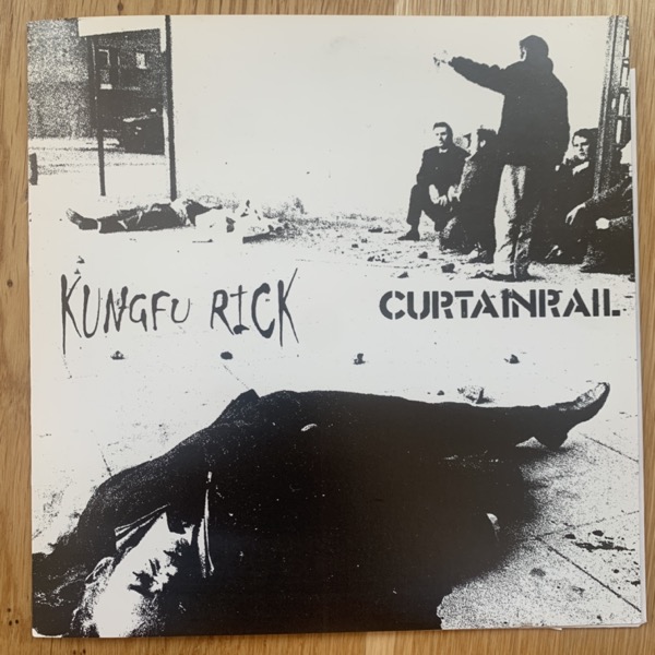 KUNGFU RICK / CURTAINRAIL Split (625 Thrashcore - USA original) (EX) 7"