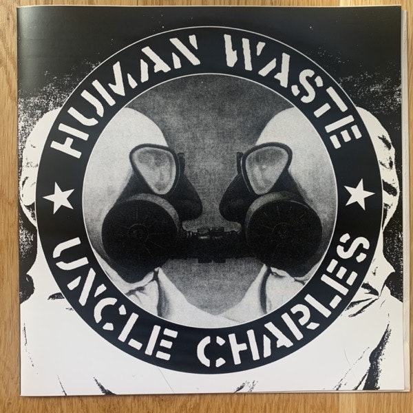 HUMAN WASTE / UNCLE CHARLES Split (Halvfabrikat - Sweden original) (EX) 7"
