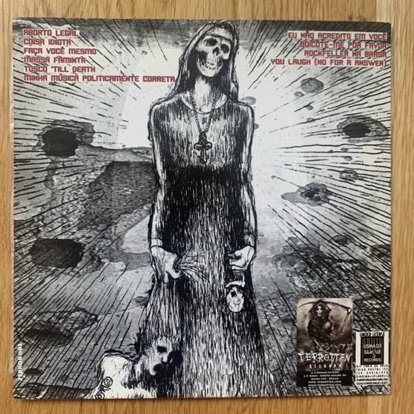 SICK TERROR Aborto Legal (Red vinyl) (Terrötten - Brazil original) (EX) 7"