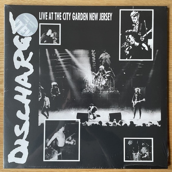 DISCHARGE Live At The City Garden New Jersey (Clear vinyl) (Let Them Eat Vinyl - UK reissue) (SS) LP