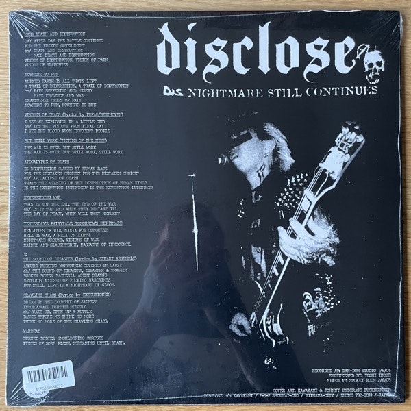 DISCLOSE Yesterday's Fairytale, Tomorrow's Nightmare (La Vida Es Un Mus - UK reissue) (SS) LP