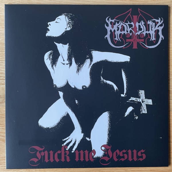 MARDUK Fuck Me Jesus (Gold / red splatter vinyl) (Osmose - France 2022 reissue) (NM) 12" EP