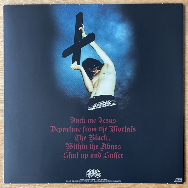 MARDUK Fuck Me Jesus (Gold / red splatter vinyl) (Osmose - France 2022 reissue) (NM) 12" EP