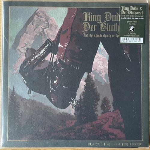 KING DUDE & DER BLUTHARSCH AND THE INFINITE CHURCH OF THE LEADING HAND Black Rider On The Storm (Green vinyl) (Ván - Germany original) (NM) LP