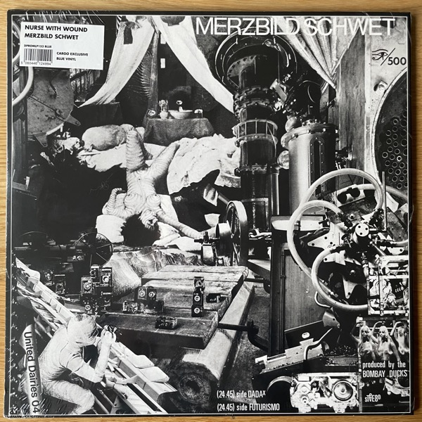 NURSE WITH WOUND Merzbild Schwet (Blue vinyl) (United Dirter - UK reissue) (SS) LP