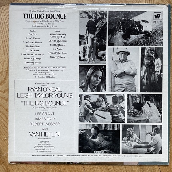 SOUNDTRACK Mike Curb – The Big Bounce (Warner - USA original) (VG) LP
